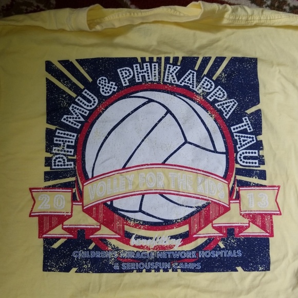 Phi Mu Phi Kappa Tau philanthropy pocket tee - Picture 1 of 3